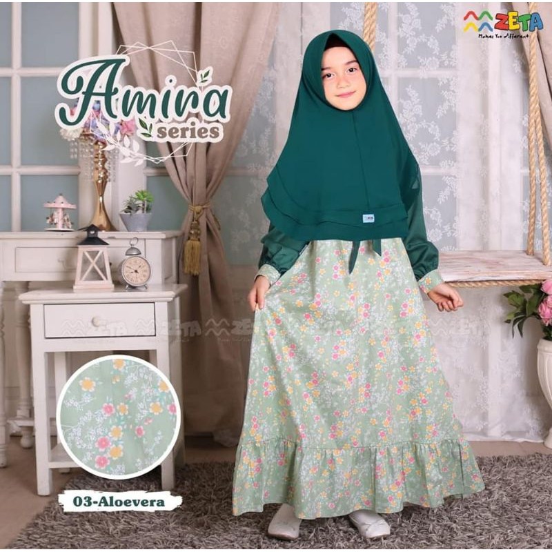 GAMIS AMIRA KIDS SERIES BY ZETA | GAMIS ANAK ANAK | FASHION ANAK