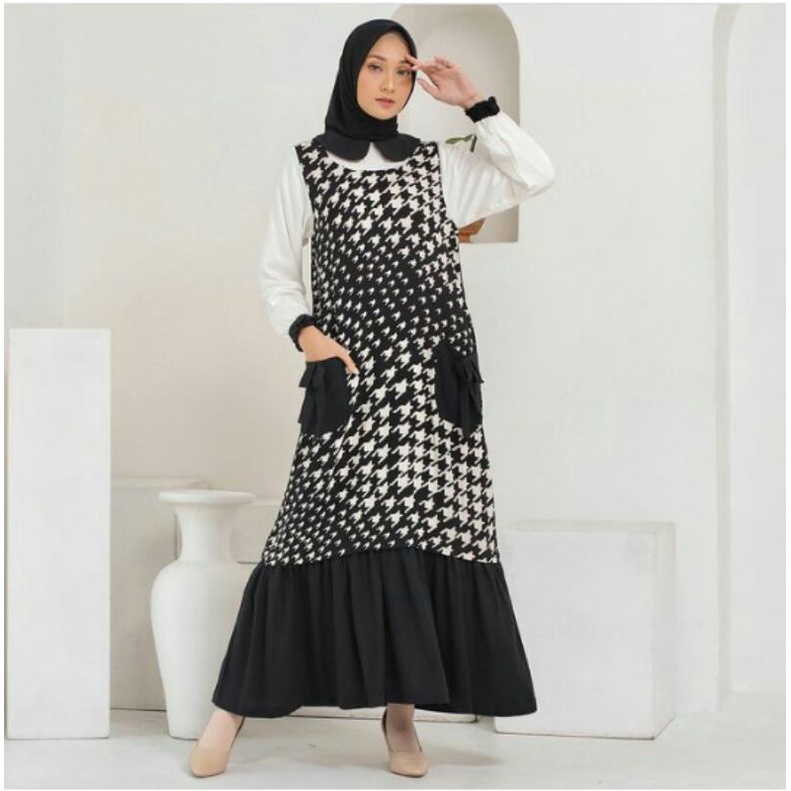 marwah black dress by nawwa.indonesia