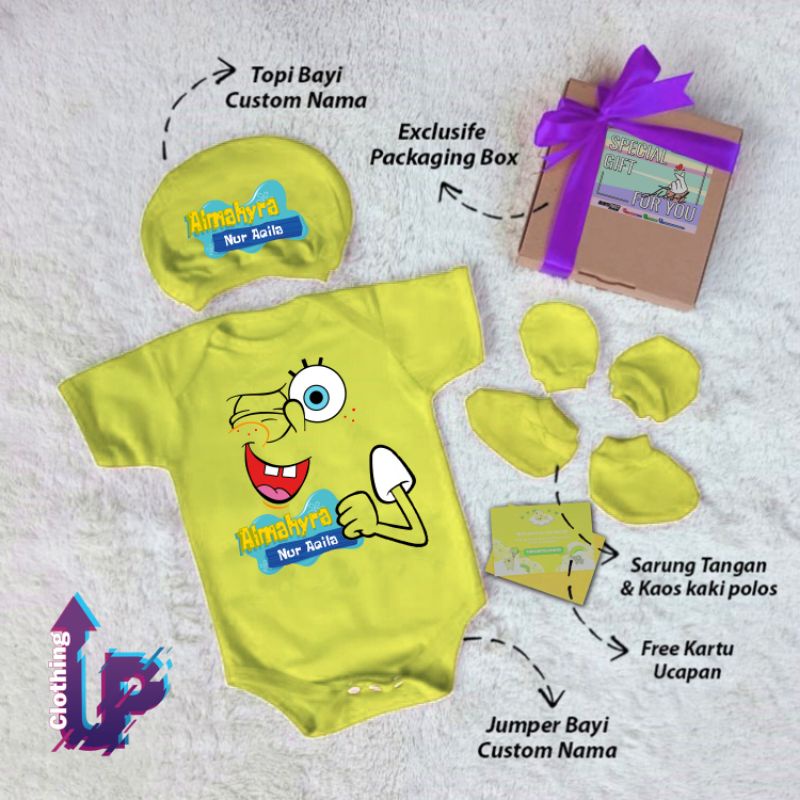Jumper Custom | Kado Lahiran / Hampers Baby custom set