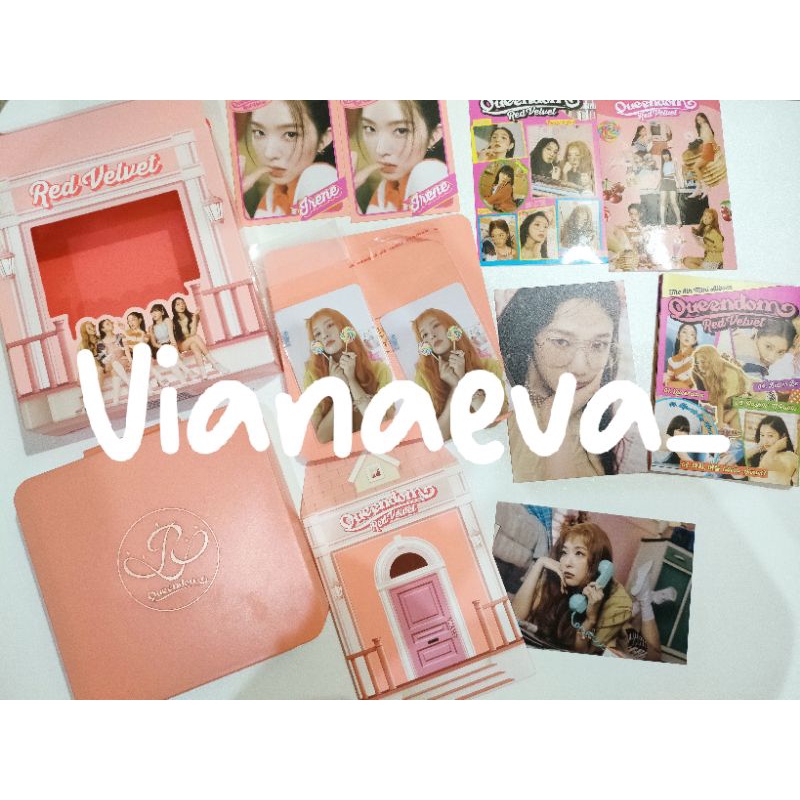 [ Ready Stock ] Red Velvet Queendom ALBUM SHARING Special Card Irene / Post Card Joy / FP Yeri