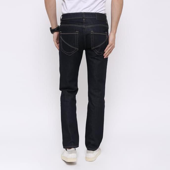 New Product Edwin Celana Jeans Edw-0801-560 Regular Fit Pria Panjang Biru Tua - Biru, 29 Free Ongkir