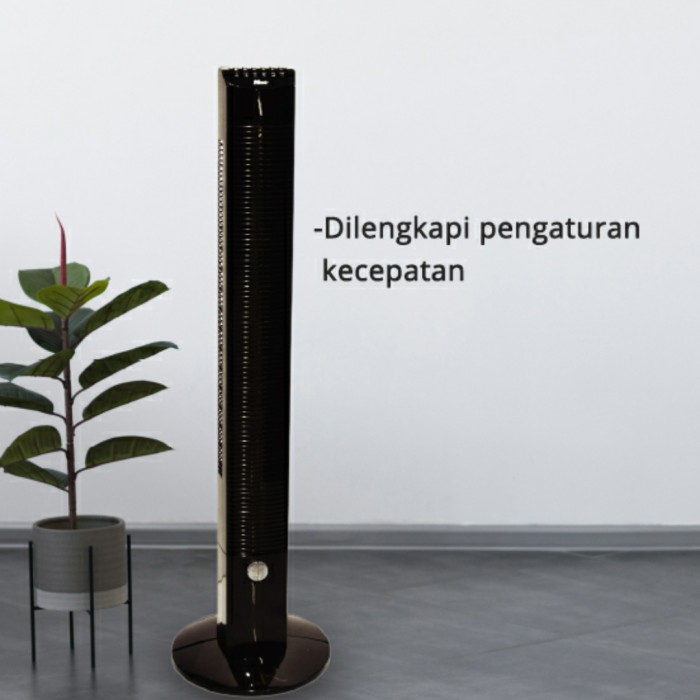 MURAH AJA KIPAS ANGIN TOWER HITAM 60W BRAND KRISBOW DENGAN REMOTE ELEGAN