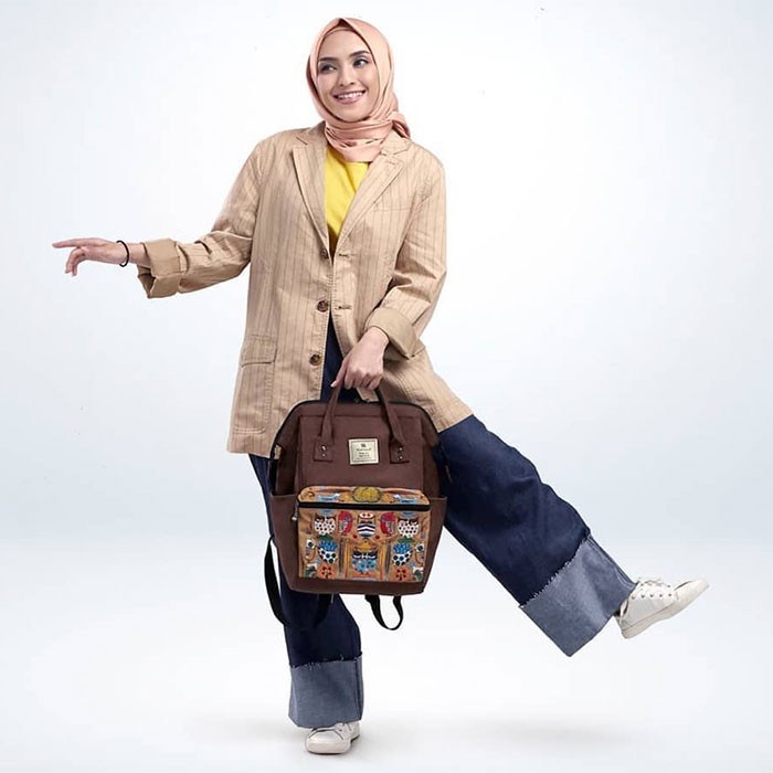 Tas Backpack Anti Air Ransel Laptop MUDAGAYA CAMILA AMARA untuk Wanita