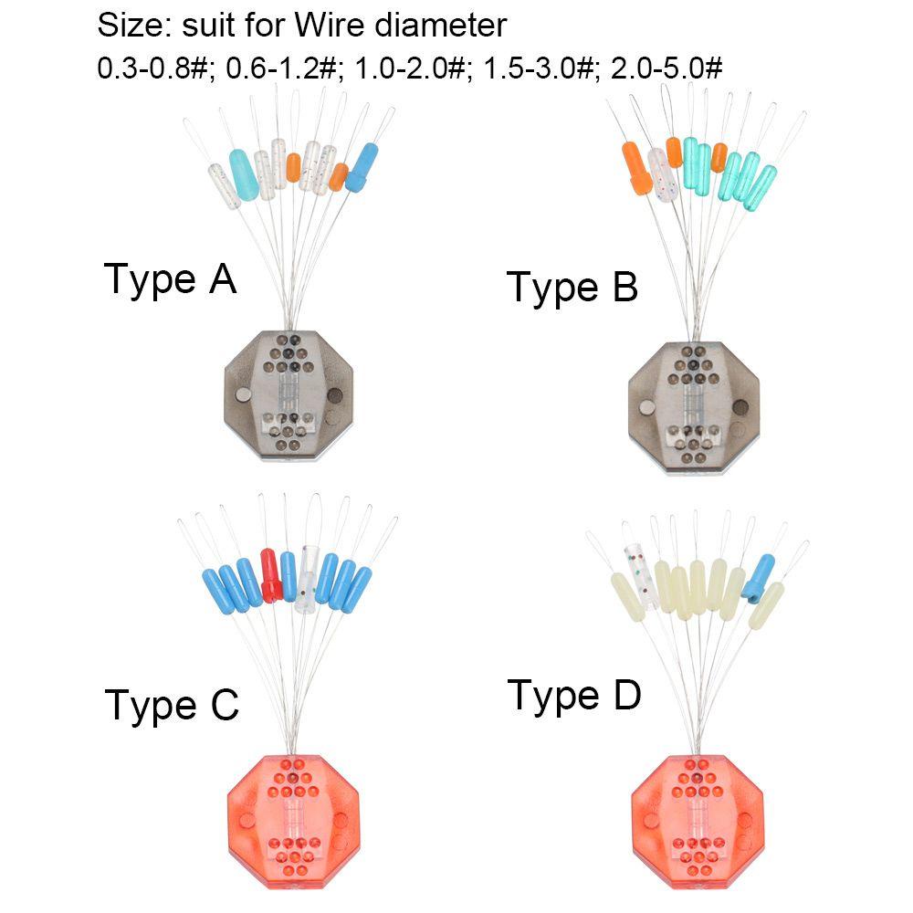Chookyy 90PCS (7+2 Kacang) Aksesoris Pancing Vislijn 0.3~5# Resistance Stopper Garis Flotador Lele Kualitas Bagus