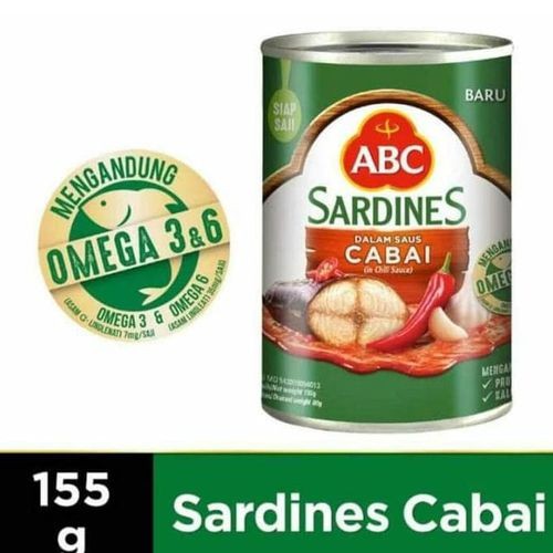 

ABC SARDINES SAUS CABAI 155 GR / IKAN SARDEN