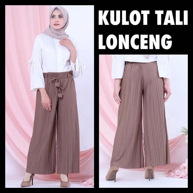 8130 BD KULOT LONCENG - TALI PLISKET MURAH ABG ALLSIZE PANJANG HYGET CELANA SLIM SKINNY POLOS MURAH