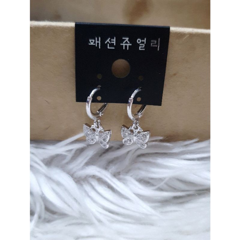 Anting Silver925 Perak Mata kilau anting silver Anti Karat anti alergi anting premium berlian kilap S-86