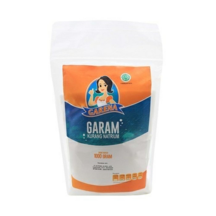 

1Kg - GARENA Garam Kurang Natrium/ Garam Garena/ Garam Kesehatan