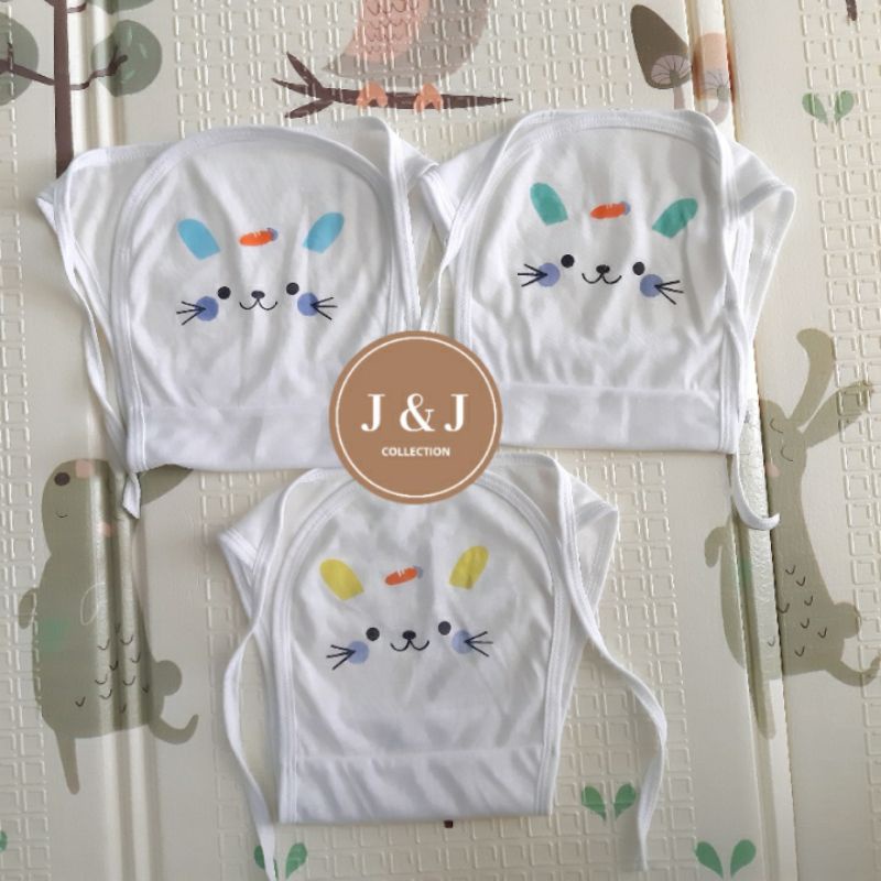 POPOK BAYI TALI KAIN ( 6 PCS ) MOTIF /POPOK BAYI NEWBORN