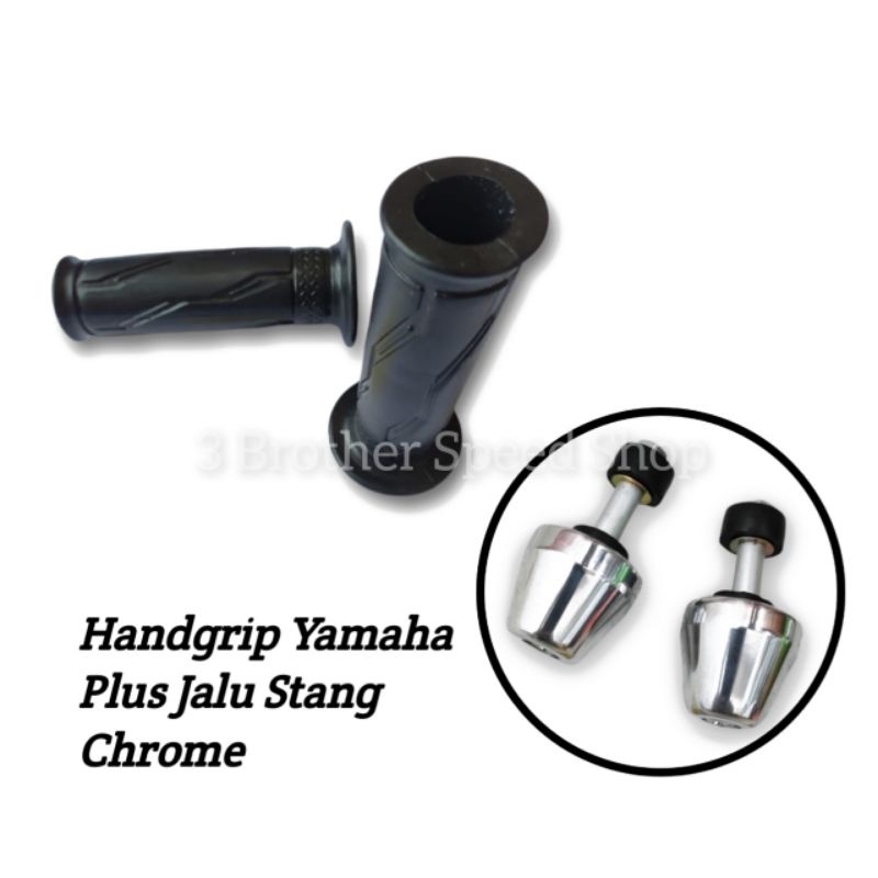 Grip Handgrip Yamaha Nmax Aerox Lexi Mio J 125 Gt Vixion Xeon R15 R25 Jupitet Mx Plus Jalu Bandul Stang Chrome