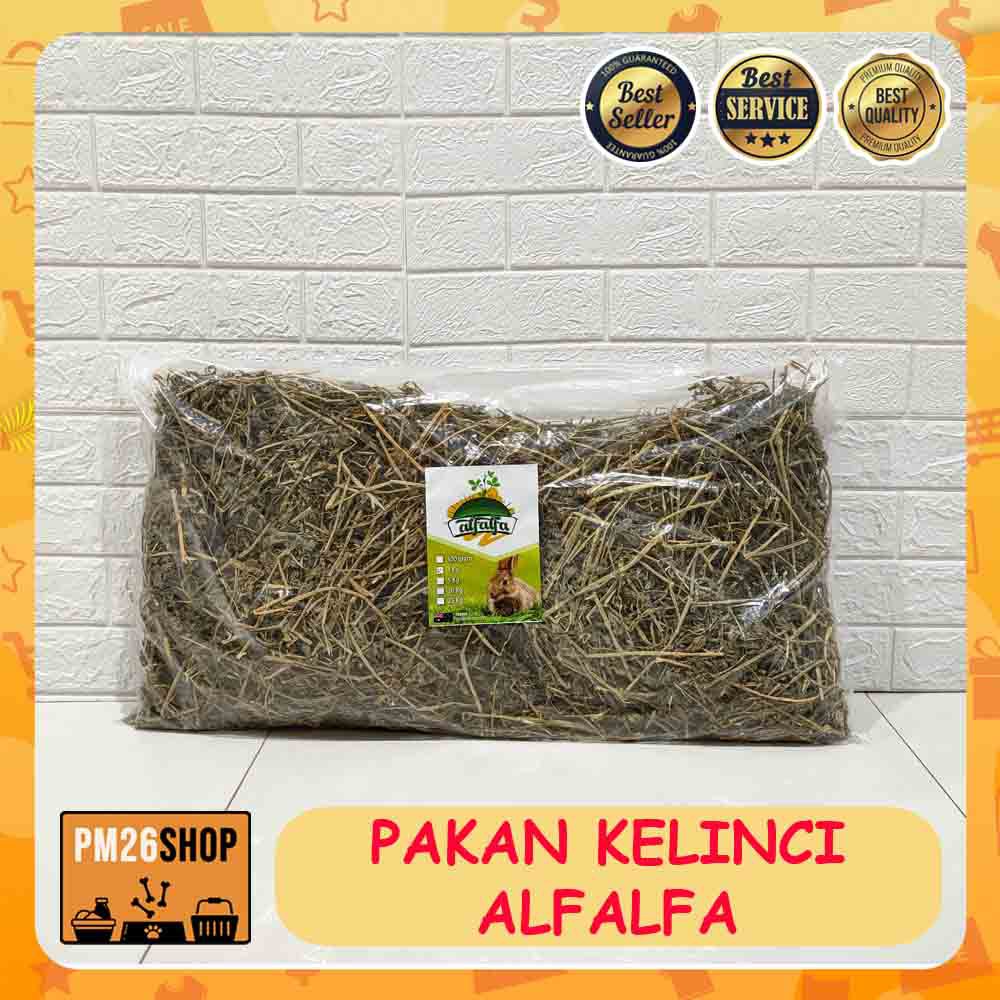 Makanan Kelinci Rumput Hay Alfalfa Pakan Kelinci Rumput Hay Alfalfa