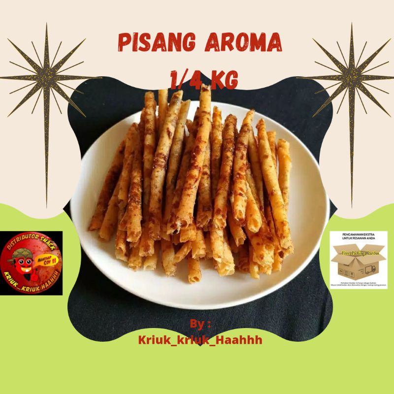 Pisang aroma manis / pisang aroma kiloan kemasan 250 gr
