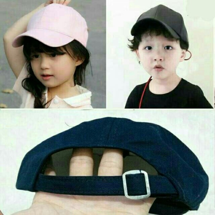 Topi anak topi baseball polos 16 warna