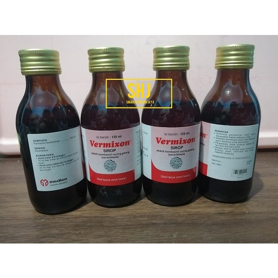 VERMIXON SIRUP OBAT CACING GILIG MEDION 120ML