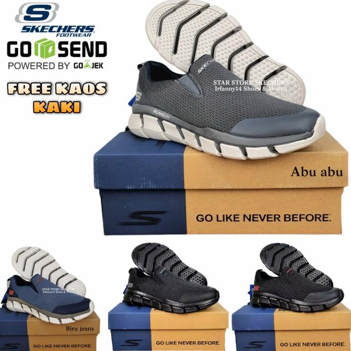 Sepatu Skechers Go Walk Aventide Original Skechers Pria Noveastyle