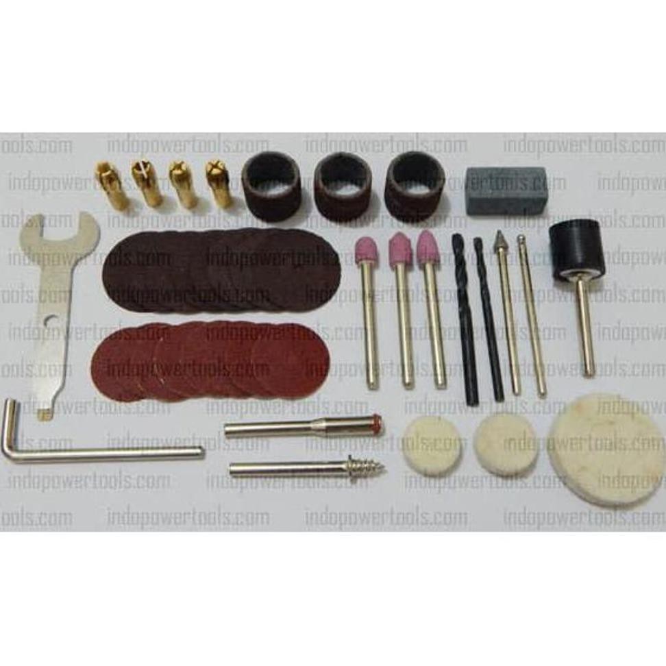 LJR MINI DIE GRINDER DILL ELECTRIC FULL SET 40 PCS MOLLAR ALAT TUNER SET GERINDA BOR MINI MURAH
