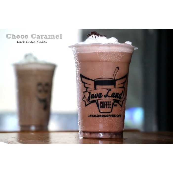 Javaland Bubuk Minuman Rasa Choco Caramel / Coklat Karamel 1Kg - Regular Plain | Bubble Powder Drink Boba