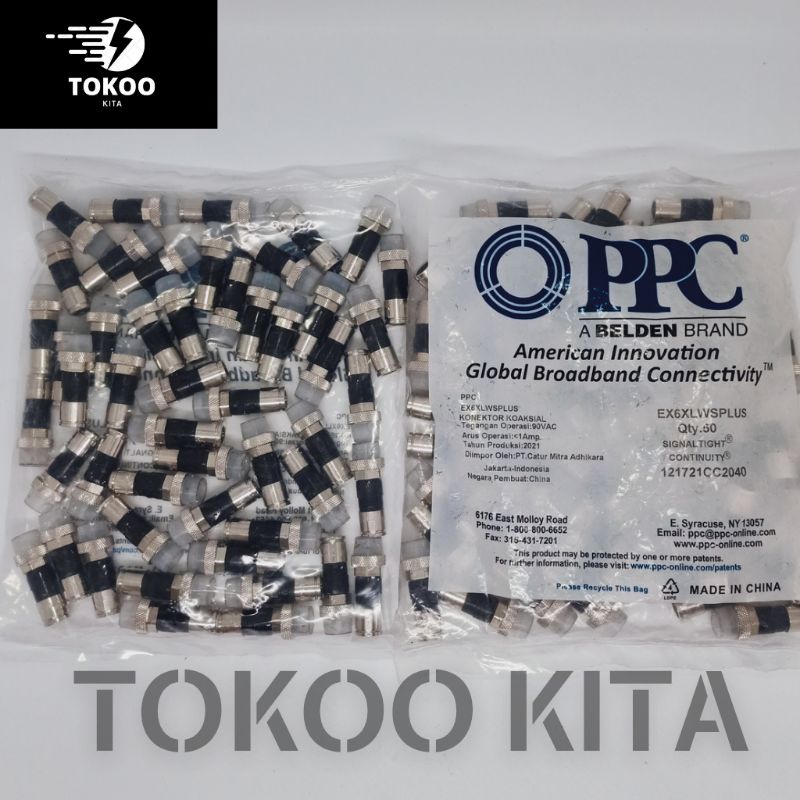 Konektor RG 6 Belden [50 pcs]