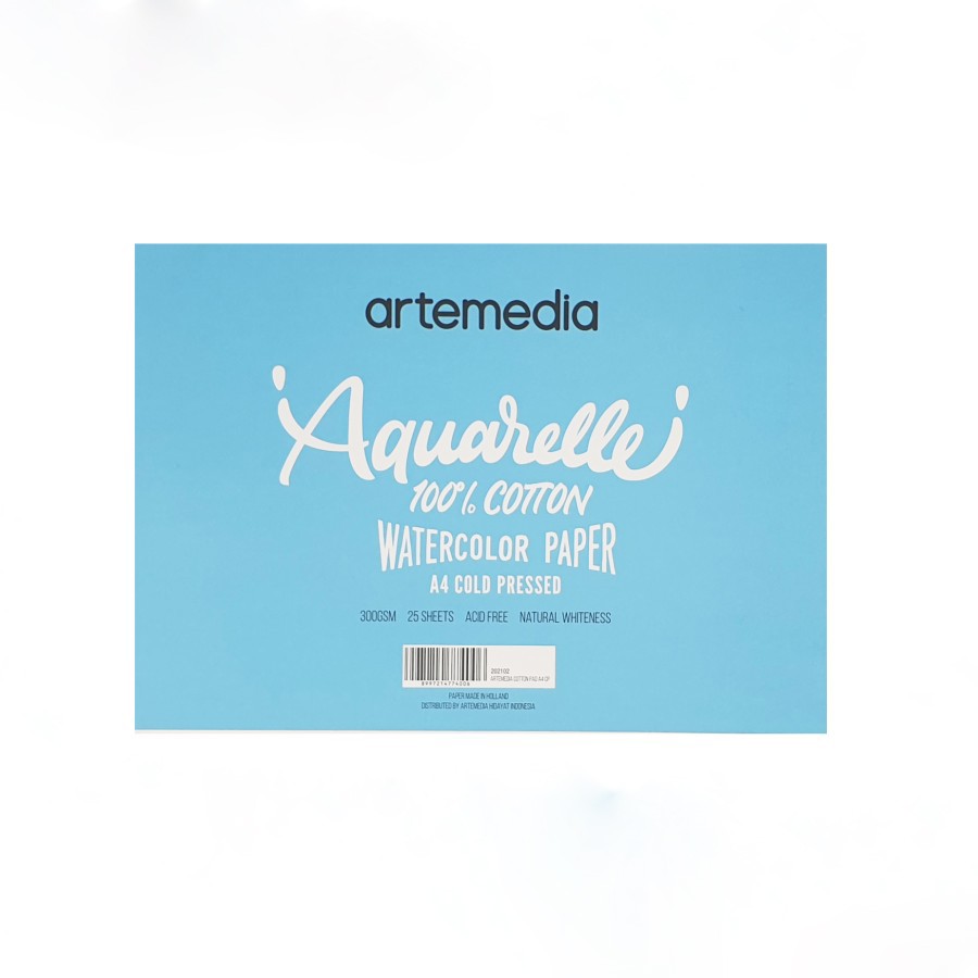 

Artemedia A4 Cotton Cold Pressed Watercolor Pad