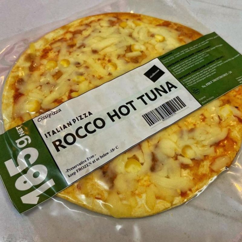 [Agen] PIZZA "Rocco Hot Tuna" base crunchy goreng box frozen mozzarella diameter 19.5 termurah enak