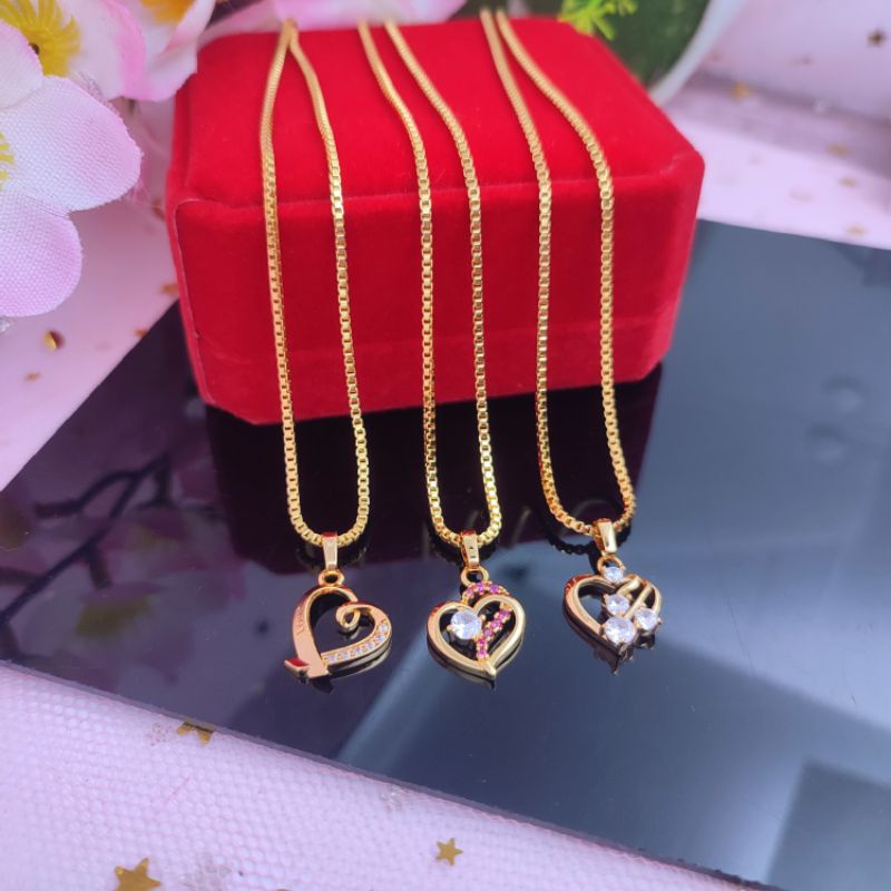 Kalung wanita dewasa model Terbaru simple elegan anti karat COD