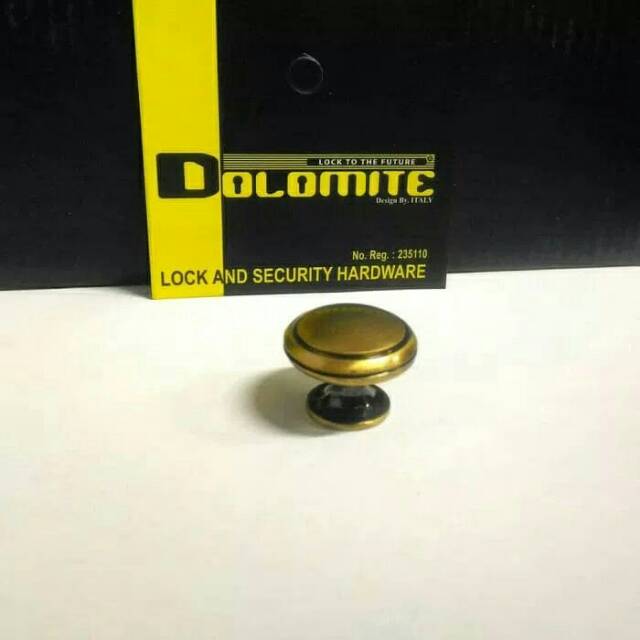 Tarikan laci antik brass dolomite TL 2215