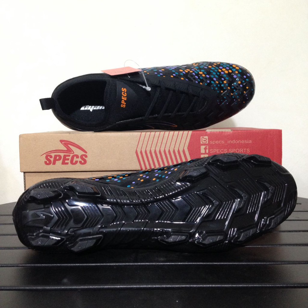 SALE Sepatu Bola Specs Cyanide Galaxy FG Black Modular 100790 Original BNIB