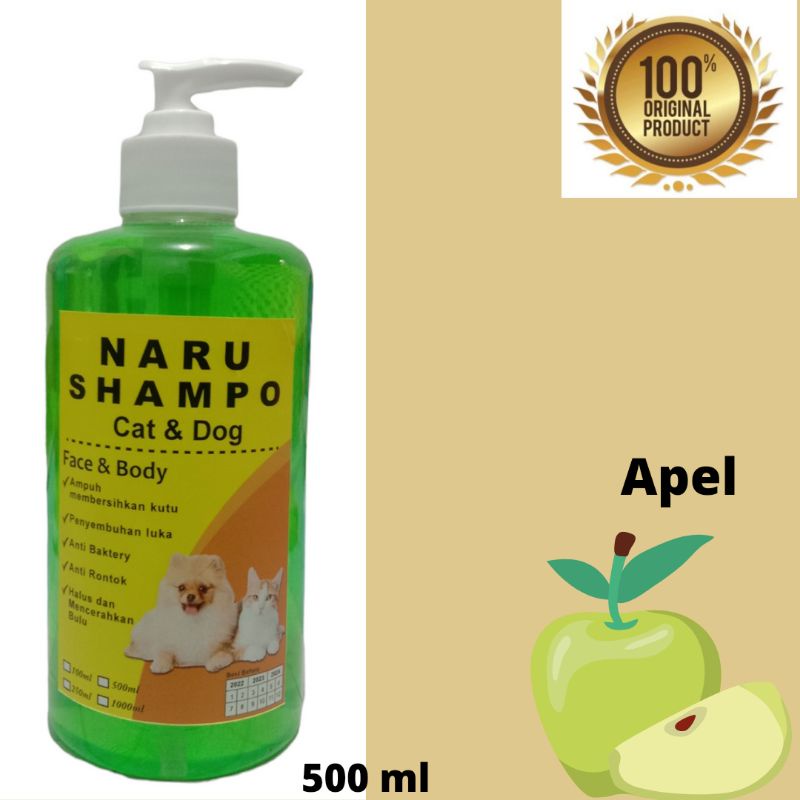 shampoo kucing &amp; anjing anti kutu jamur dan pelembut bulu netto 500 ml