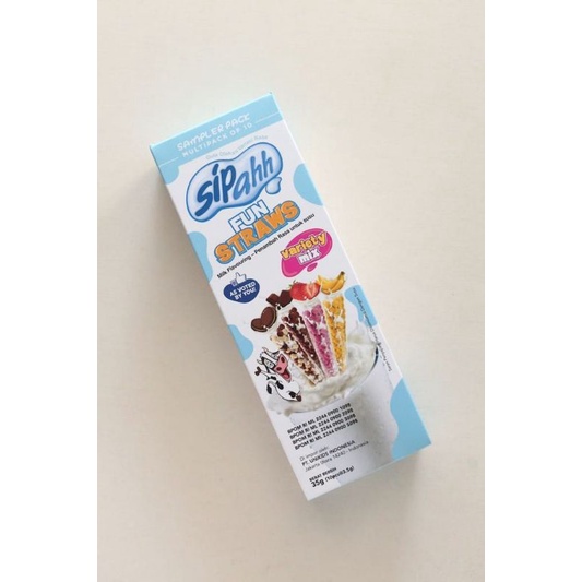 

sipahh fun straws multipack isi 10s sedotan rasa