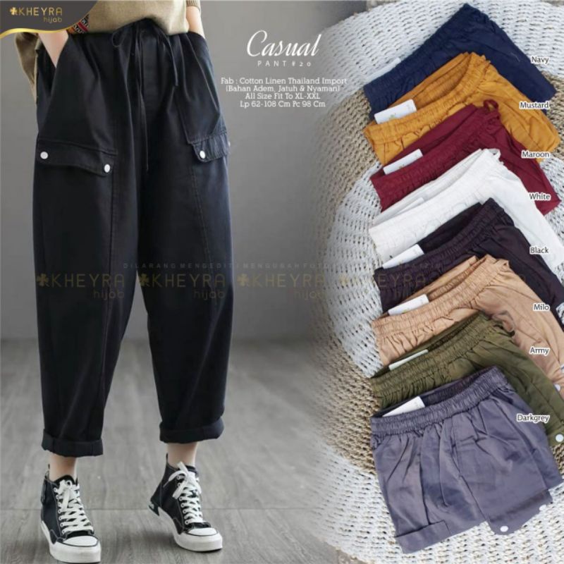 celana casual panjang by kheyra