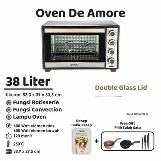 Oven Signora De Amore Kapasitas 38 Liter Garansi Resmi