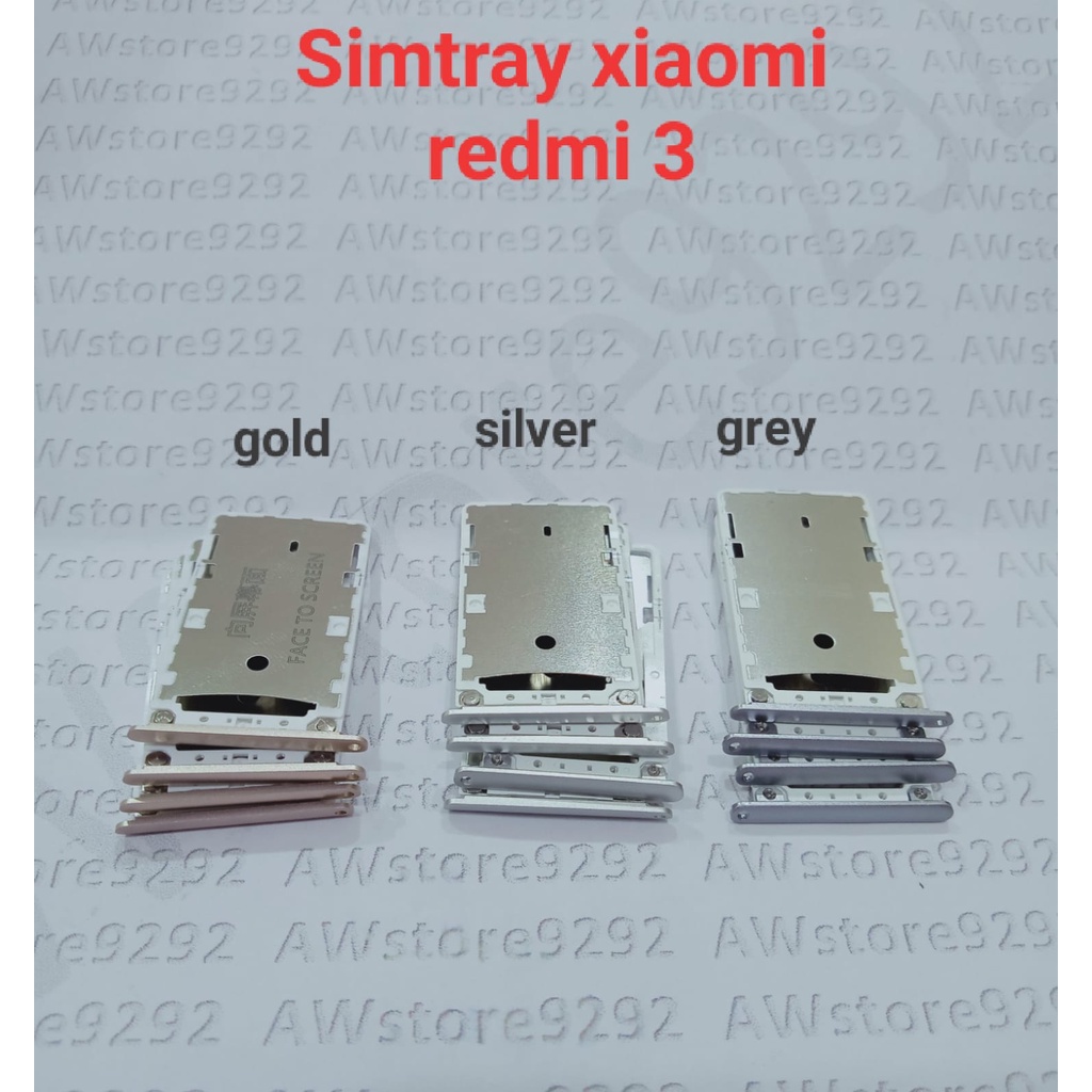 Slot Tempat Dudukan Kartu Simcard Sim card Lock Simtray XIAOMI REDMI 3 sim tray Xiomi Redmi 3