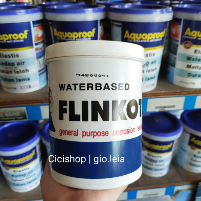 Flinkote air dayak | pencegah korosi | cat pelapis kayu dan besi | flinkote weterbased