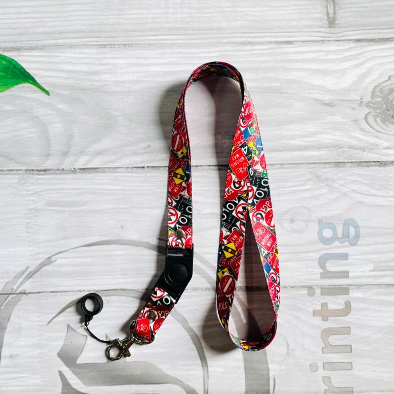

Lanyard Printing Gantungan ID Card Bomb sticker real pick