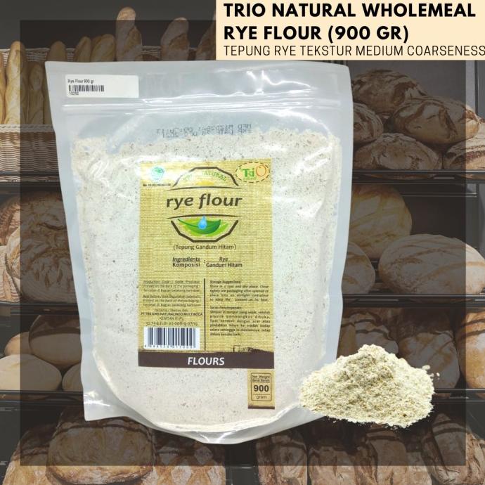 

Tepung Rye Trio Natural (Wholemeal Rye Flour) 900 Gr Terbaru