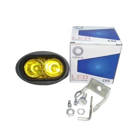 Lampu Tembak LED OWL 2 Titik Mata 20 Watt VINYX Sorot 20Watt Offroad Mobil Motor 20W