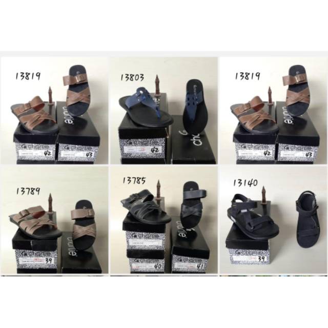  TERMURAH Sandal  Pria  Char lie original branded matahari  