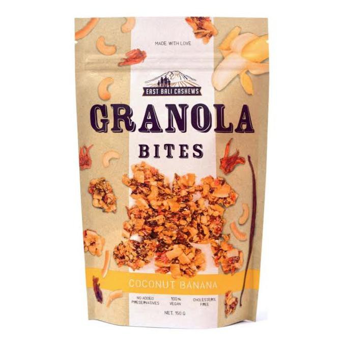 

East Bali Cashew, Granola Bites Coconut Banana (150gr)