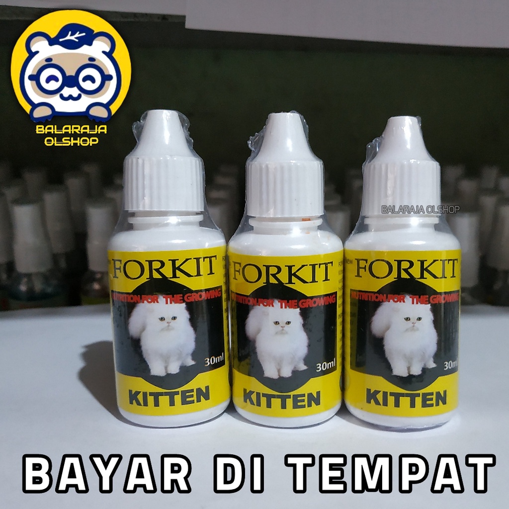 Vitamin Anak Kucing Untuk Meningkatkan Pertumbuhan Kucing Penambah Nafsu Makan FORKIT