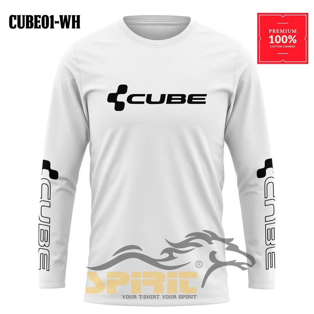[TERBARU] Kaos sepeda cube tshirt goes pria wanita sepeda gunung big size all size