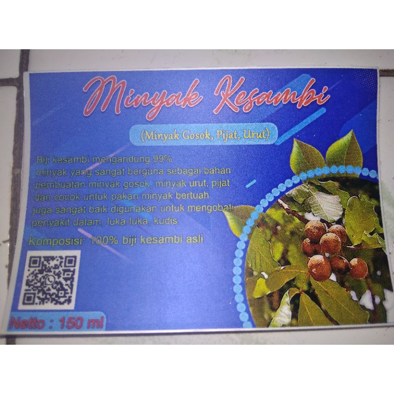 minyak kesambi miyak asli biji kesambi