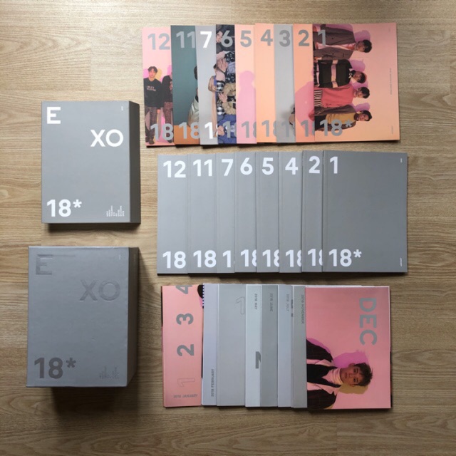 EXO SEASON’S GREETINGS 2018 SHARING GOODS CHANYEOL BAEKHYUN CHEN (SG SEASON SEASONS GREETING)