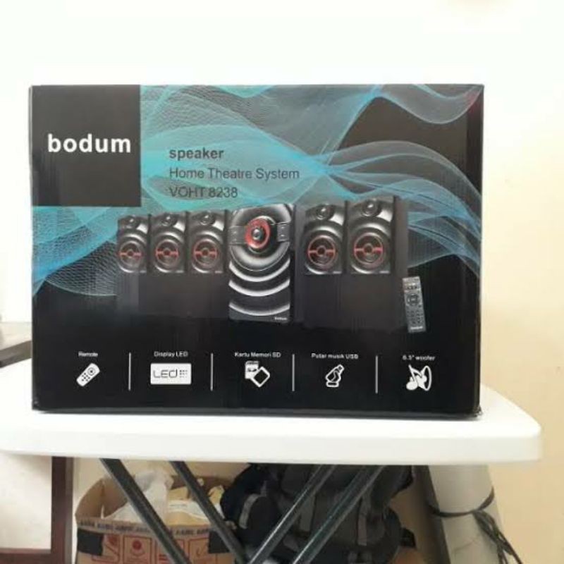 Speaker Home Theater Bodum Voht 8238 Shopee Indonesia