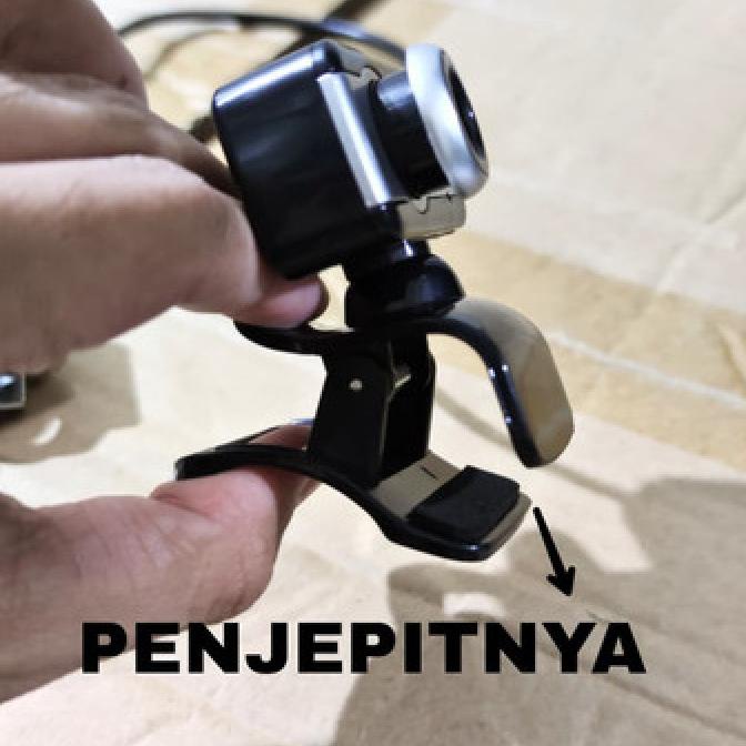 SKU-1215 PC CAMERA A3 JEPIT 5MP WITH MIC WEBCAM 5 MP DUDUK USB KAMERA