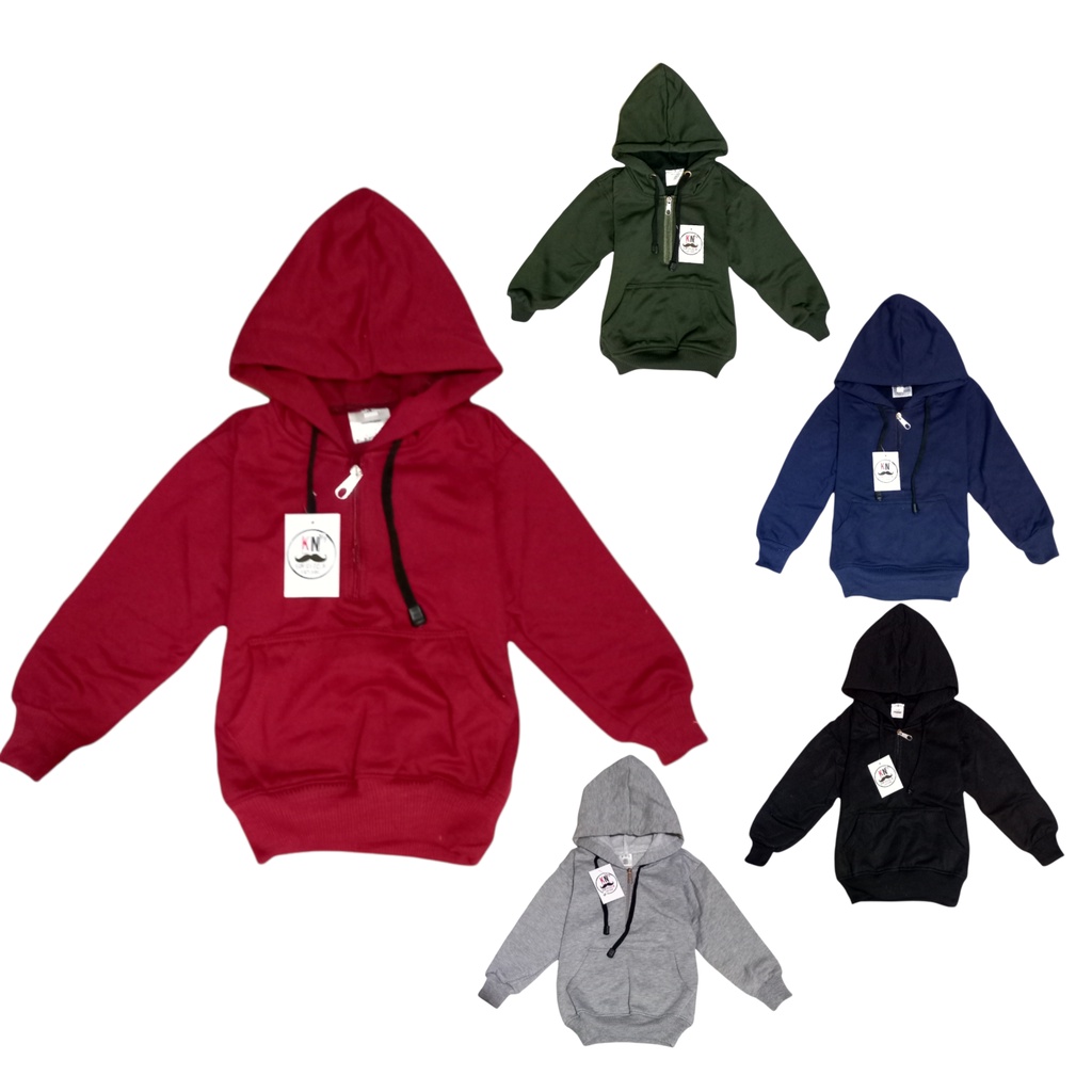 JAKET ANAK Laki laki dan Perempuan UMUR 6 bulan sampai 7 TAHUN/SWEATER ANAK POLOS BAHAN FLEECE HANGAT DAN TEBAL