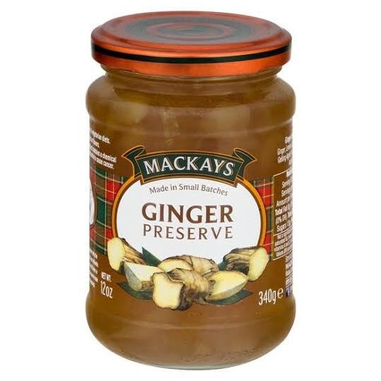 

mackay's ginger preserve jam 340gr