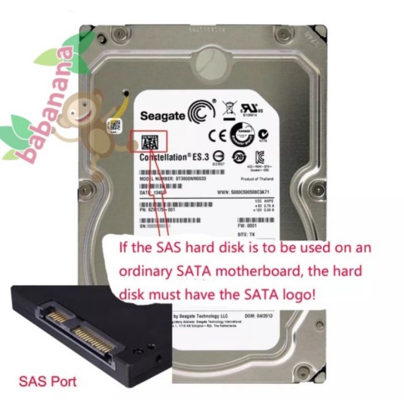 Konverter sas to sata card hdd ssd adapter motherboard hardisk server