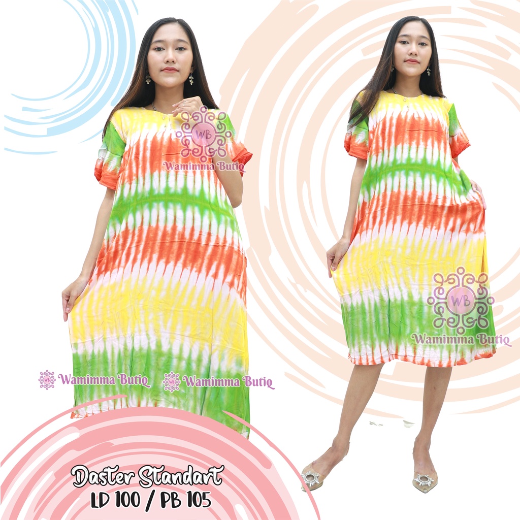 Daster Batik Murah Baju Tidur Batik Murah Adem Nyaman Daster Batik Pekalongan Daster Yukensi-Pelangi3-KOH