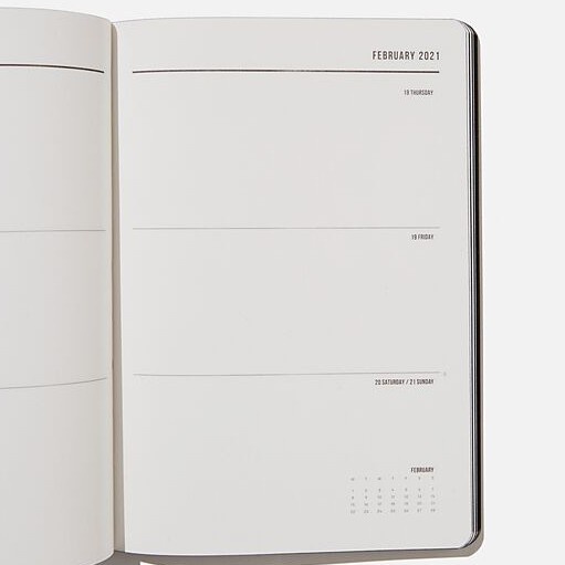 

Typo Weekly Buffalo Diary Planner 2021 Agenda Mingguan A5 040