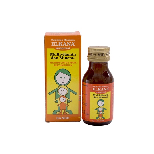 ELKANA SIRUP /Suplemen Makanan / Suplemen Harian / Multivitamin dan Mineral / Suplemen Anak